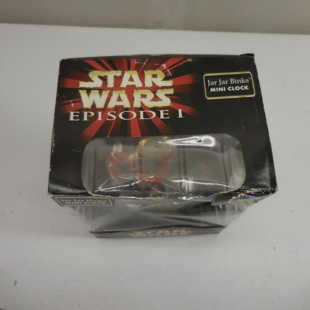 Star Wars Episode I Jar Jar Binks‎ Mini Clock Nelsonic SW1035 Vintage 1999 New